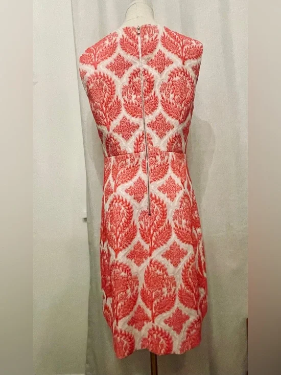 Diane von Furstenberg Pink & Coral Textured Dress - Picture 3 of 10